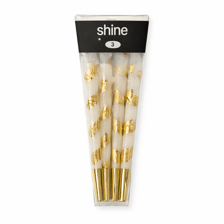 Shine Papers Pre-rolled Cone (Display Pack) Shine | White 8 King Size Cones - 12 Packs Shine | White 8 King Size Cones - 12 Packs