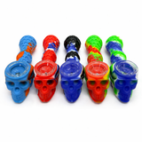 4.5" Skull Head Silicone pipe