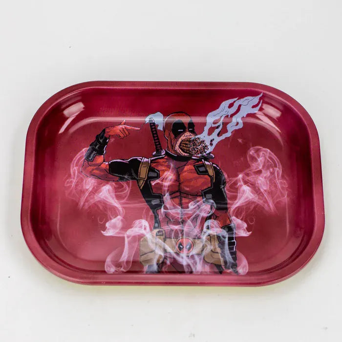Smoking Cat Distribution Rolling Tray Small Novelty Metal Rolling Tray Novelty Rolling Tray - Small, Bold & Mess-Free