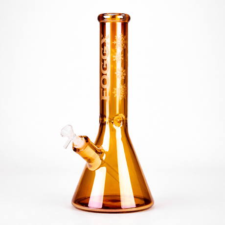 LEHIGH WHOLESALE Glass Bong FOGGX 14" Thick Glass Beaker Bong with Logo FOGGX 14" 7 mm Coloured Beaker Bong | Canada
