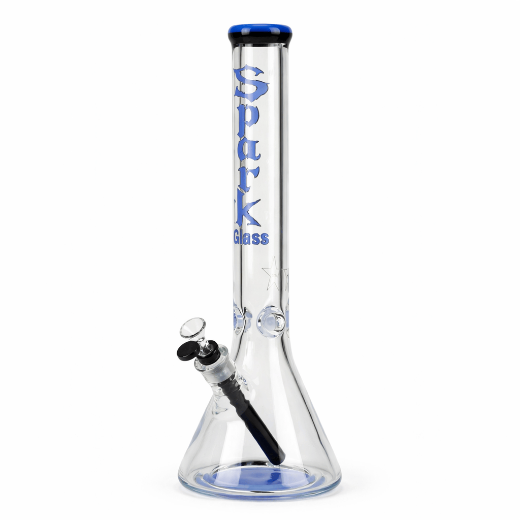ONE Glass Bong SPARK 18" 9 mm Thick Base Straight Tube Glass Bong SPARK 18" 9 mm Thick Glass Bong | Canada