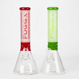 FOGGX | 14" Sandblasted Beaker Glass Water Pipe – 7mm Thick [FT321]