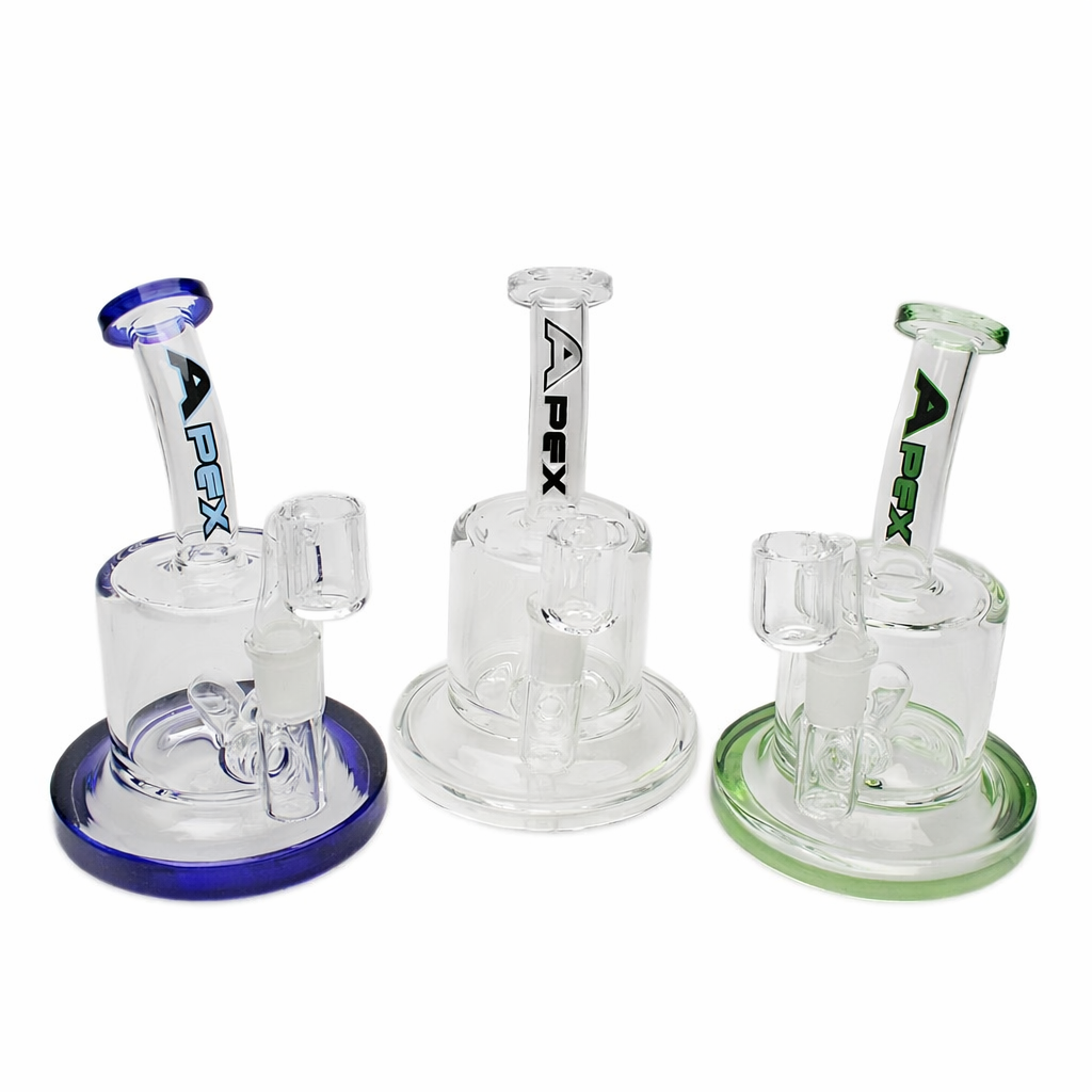 Apex 4" Blue Mini Inline Concentrate Rig