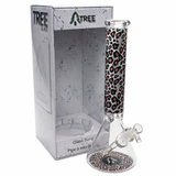 Tree Glass | 15" 7mm Beaker Leopard Pattern Glass Bong