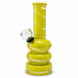 6" Coloured Glass Bubble Water Pipe