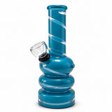 6" Coloured Glass Bubble Water Pipe