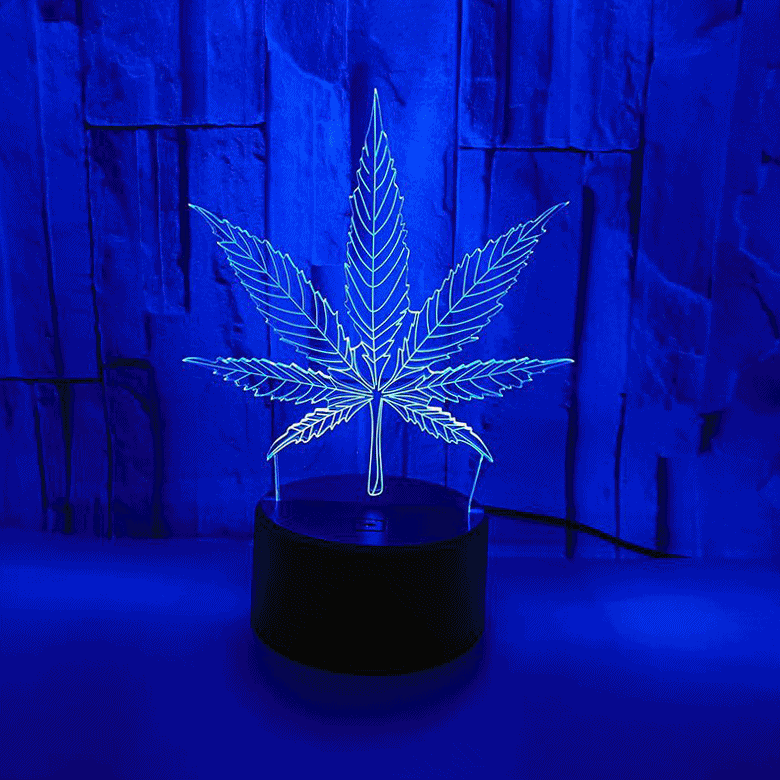 LED 3D Illusion Table Lamp with Remote