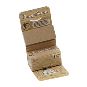Smoking Cat Distribution 1 - 1/4" Size Blazy Susan 8m Rolling Paper Roll with Tips - 16 Pack Blazy Susan High Roller Kit - 8m Roll + Tips