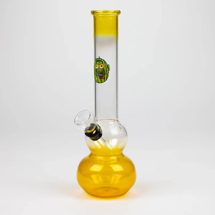 8-Inch Painted Glass Water Bong - Assorted Designs