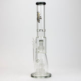 17.5" H2O glass water bong with shower head percolator [H2O-5003]