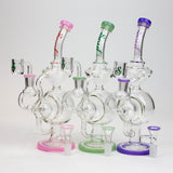 SOUL Glass 9" Recycler Bong & Dab Rig
