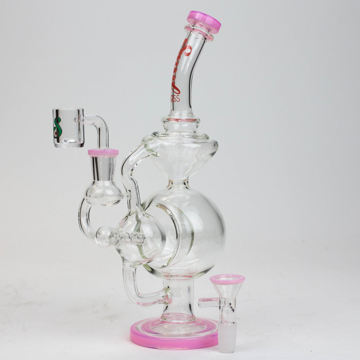 SOUL Glass 9" Recycler Bong & Dab Rig