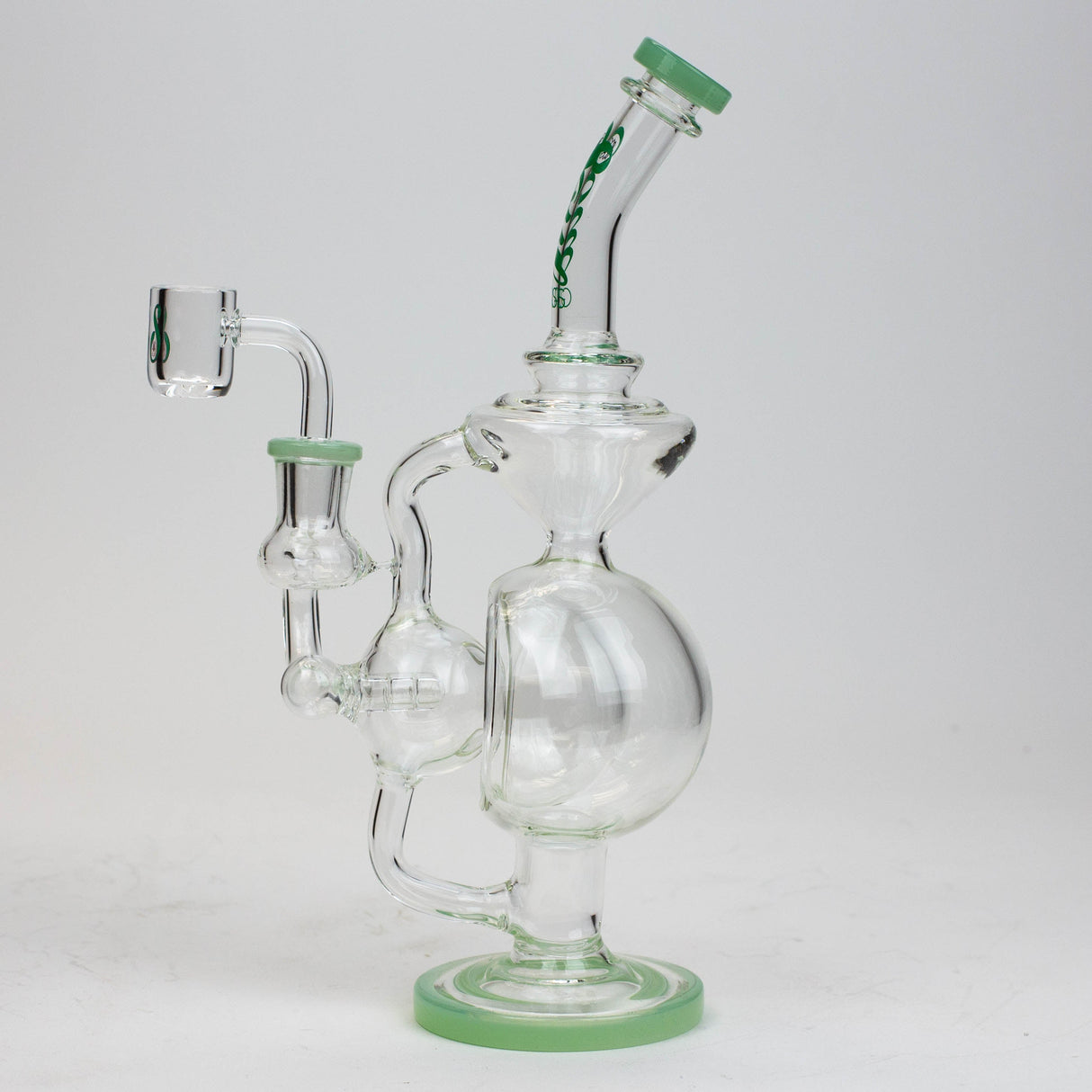 SOUL Glass 9" Recycler Bong & Dab Rig
