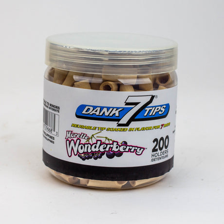 ONE Filter Tip DANK 7 Reusable Wooden Rolling Tips - 200 Tips DANK 7 Flavoured Wooden Rolling Tips - 200 Pack