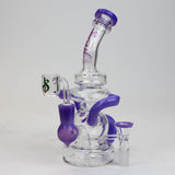 SOUL Glass 8" Recycler Bong – 2-in-1 Dab Rig & Flower Bong