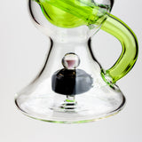 SOUL Glass 8" Tire Diffuser Recycler Bong – 2-in-1 Dab Rig