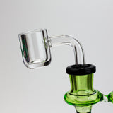 SOUL Glass 8" Tire Diffuser Recycler Bong – 2-in-1 Dab Rig