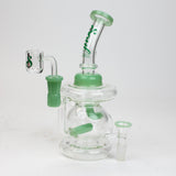 SOUL Glass 8" Recycler Bong – 2-in-1 Dab Rig