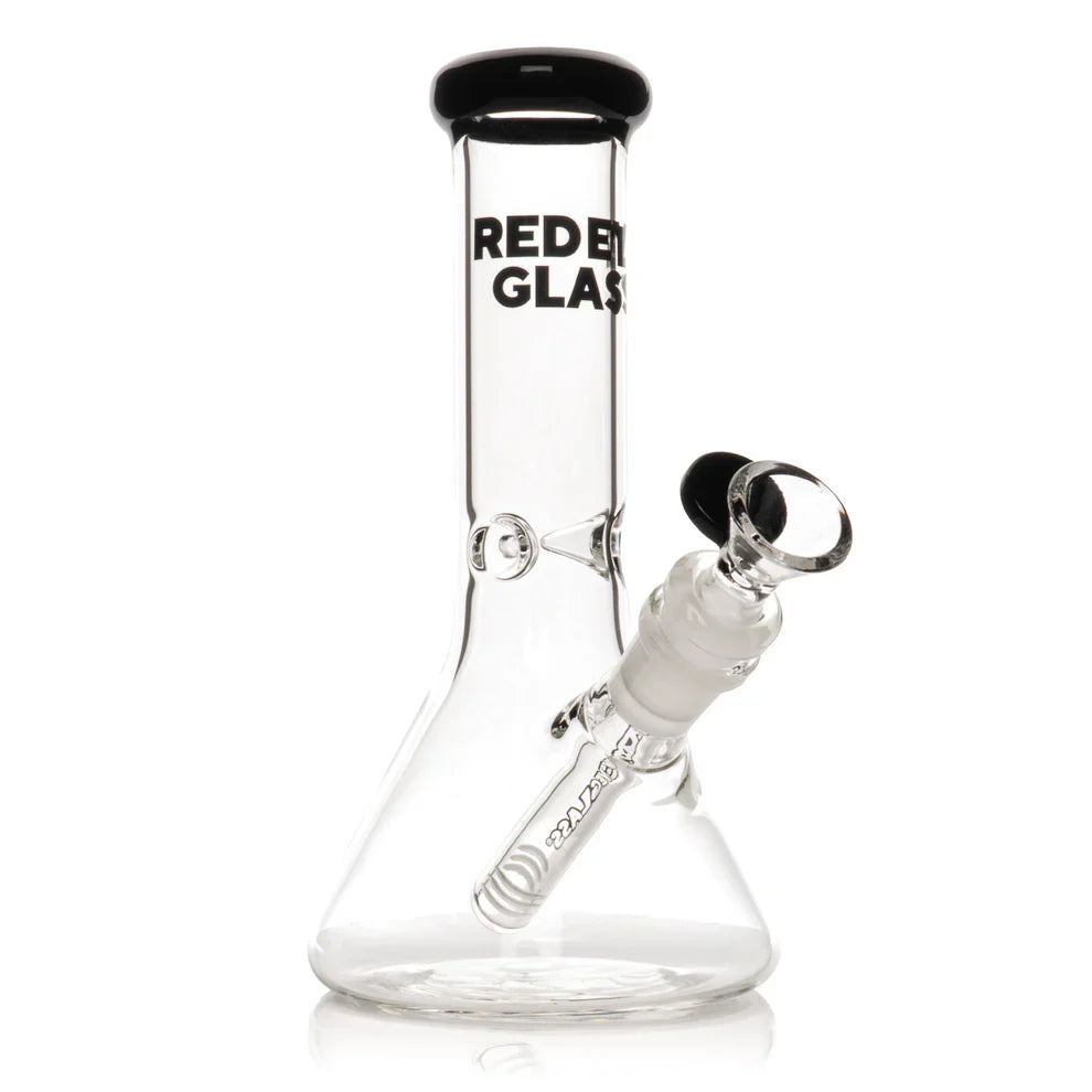 Red Eye Glass® 8" Decal Ice Catcher Beaker Glass Bong