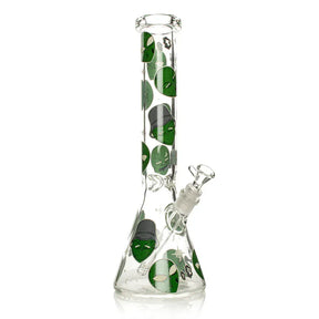 Smoking Cat Distribution Glass Bong Red Eye 15-Inch 7mm Glow in the Dark Aliens Beaker Bong Red Eye 15" Glow Aliens Beaker Bong | Urban Bongs