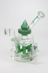SOUL Glass 7" Double Deck Recycler Bong – 2-in-1 Dab Rig & Flower Bong