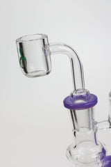 SOUL Glass 7" Double Deck Recycler Bong – 2-in-1 Dab Rig & Flower Bong