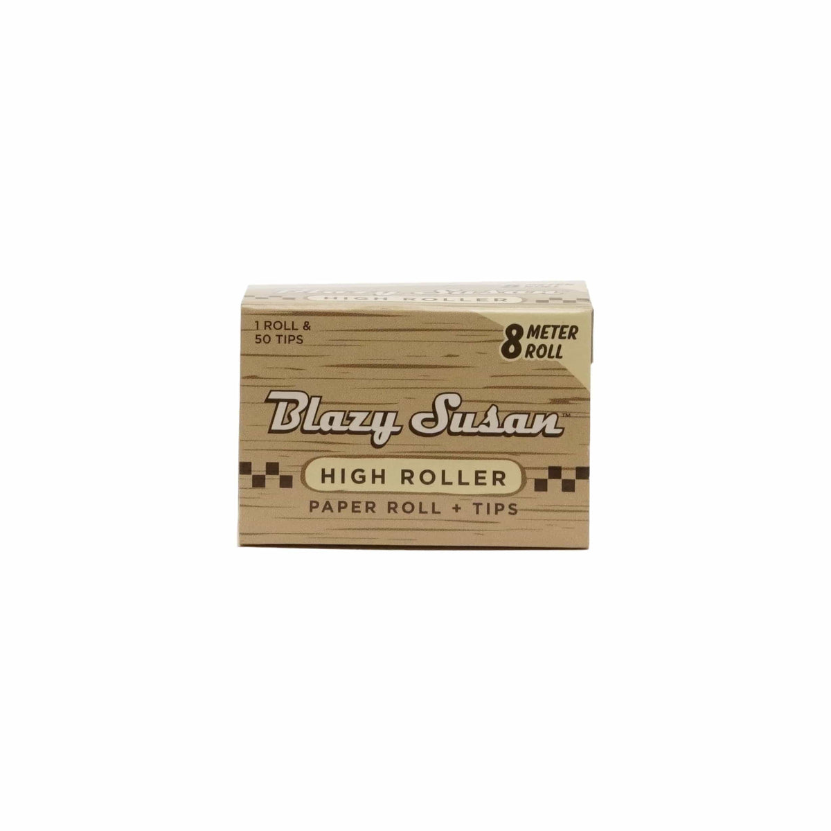 Smoking Cat Distribution 1 - 1/4" Size Blazy Susan 8m Rolling Paper Roll with Tips - 16 Pack Blazy Susan High Roller Kit - 8m Roll + Tips
