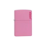 Zippo 238ZL Pink Matte with Zippo logo