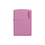 Zippo 238ZL Pink Matte with Zippo logo